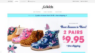 
                            9. Cute Kids Clothes & Shoes Online, Personalized from FabKids!