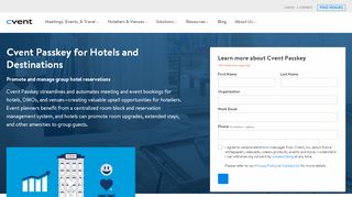 
                            4. Cvent Passkey for Hoteliers - Group Room Block Management