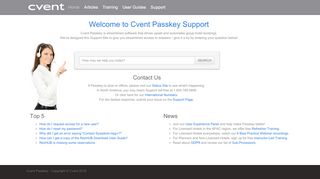 
                            7. Cvent Passkey Support - Welcome to Cvent Support
