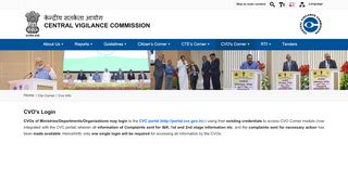 
                            9. CVO's Login | Central Vigilance Commission - …