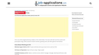 
                            11. CVS Application, Jobs & Careers Online