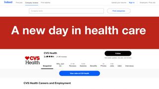 
                            4. CVS Health Careers and Employment | Indeed.com
