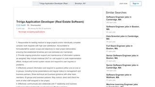 
                            4. CVS Health hiring Tririga Application Developer (Real Estate Software ...