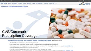 
                            6. CVS/Caremark Prescription Coverage - pgcps.org