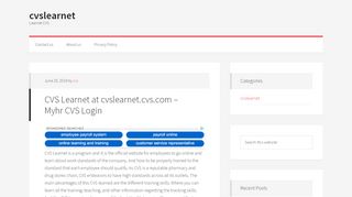 
                            9. cvslearnet - Learnet CVS