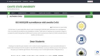 
                            4. CvSU – Cavite State University
