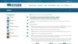 
                            3. CVUSD Launches Mobile Phone App - Conejo Valley Unified School ...