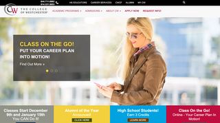
                            4. cw.edu - The College of Westchester | Private College in ...