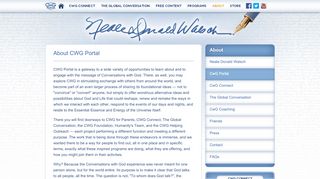 
                            2. CwG Portal - NealeDonaldWalsch.com