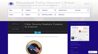 
                            9. Cyber Security Students Compete in Contests – Shenandoah Valley ...
