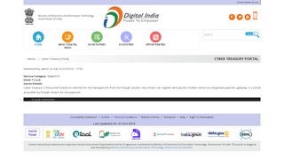 
                            6. Cyber Treasury Portal | Digital India Programme