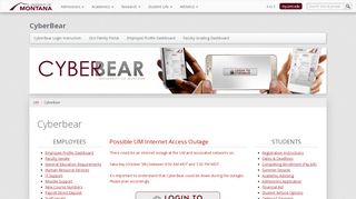 
                            2. Cyberbear - CyberBear - University Of Montana