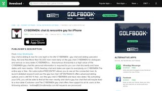 
                            6. CYBERMEN: chat & rencontre gay - download.cnet.com