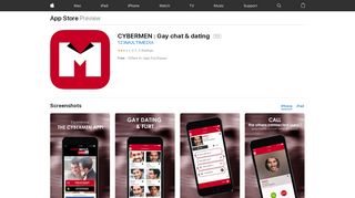 
                            6. ‎CYBERMEN : Gay chat & dating on the App Store