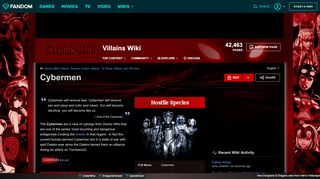 
                            8. Cybermen | Villains Wiki | FANDOM powered by Wikia