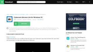 
                            10. Cyberoam iAccess Lite for Windows 10 - Free download and software ...