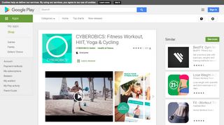 
                            4. CYBEROBICS: Fitness Workout, HIIT, Yoga & Cycling - Apps ...