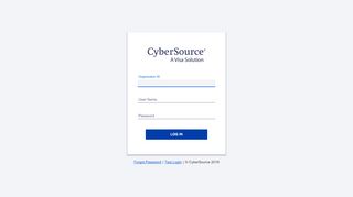 
                            1. CyberSource - Enterprise Business Center - Login