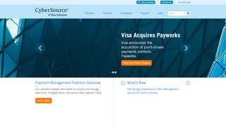
                            7. CyberSource - Online Credit Card Payment Gateway, Fraud ...