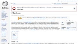 
                            3. CyberSource - Wikipedia