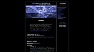 
                            4. Cyberspace - The Cyberpunk Project