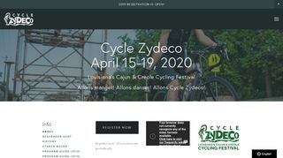 
                            2. CYCLE ZYDECO - Louisiana's Cajun & Creole Cycling Festival