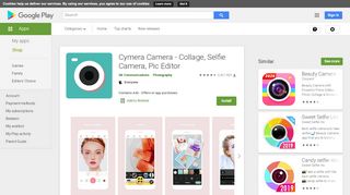 
                            6. Cymera Camera - Photo Editor, Filter & Collage – Apps on ...