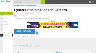 
                            9. Cymera Photo Editor and Camera 2.1.2 for Android - Download