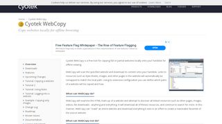 
                            7. Cyotek WebCopy Copy websites locally for offline …