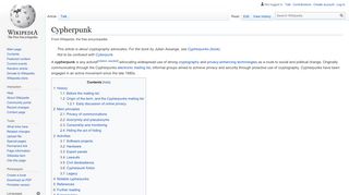 
                            2. Cypherpunk - Wikipedia