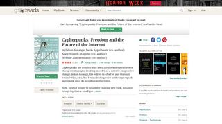 
                            8. Cypherpunks: Freedom and the Future of the Internet by ...