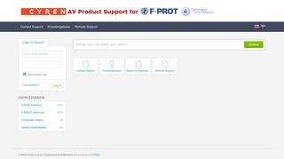 
                            5. CYREN AV Product Support
