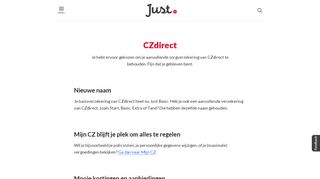 
                            4. CZdirect is nu Just - Just