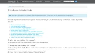 
                            9. D-Link Device Verification FAQs | Dyn Help Center