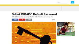 
                            3. D-Link DIR-655 Default Password - lifewire.com