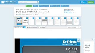 
                            1. D-LINK DWS-1008 CLI REFERENCE MANUAL Pdf Download.