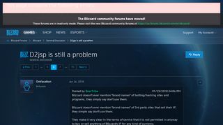 
                            4. D2jsp is still a problem - Blizzard Forums