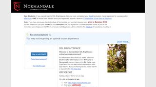 
                            10. D2L Brightspace Login for Normandale Community College