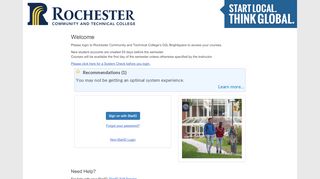
                            9. D2L Brightspace Login for Rochester Community …