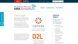 
                            9. D2L/Canvas - University of Wisconsin MBA Consortium