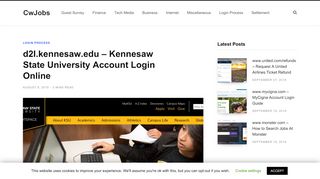 
                            5. d2l.kennesaw.edu – Kennesaw State University Account Login ...