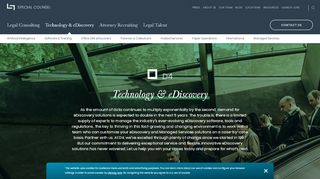 
                            3. D4 Technology & eDiscovery | Special Counsel