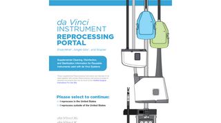 
                            4. da Vinci Reprocessing Portal Welcome