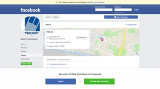 
                            5. DAA Technikum - About | Facebook