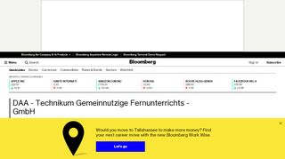 
                            8. DAA - Technikum Gemeinnutzige Fernunterrichts - GmbH ...