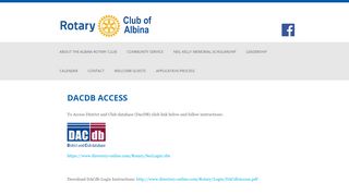 
                            7. DACdb Access - Albina Rotary