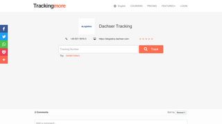
                            6. Dachser Tracking - TrackingMore