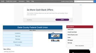 
                            7. Dade County Federal Credit Union - Miami, FL