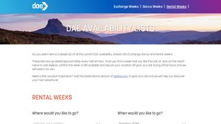 
                            6. DAE Rental Availability List - availability.daelive.com
