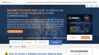 
                            6. Dafabet Account Login Problems? - Here's What to Do